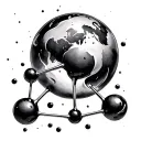 Caffeine Molecule tattoo design idea