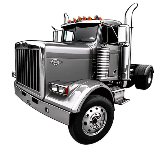 Peterbilt tattoo design idea