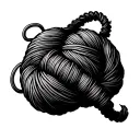 Mac miller lyrics untangling a ball of yarn tattoo design idea