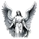 Guardian Angel tattoo design idea
