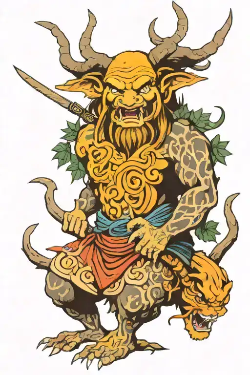 leshy tattoo design idea