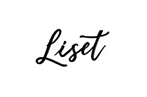 "Lisset" tattoo design idea