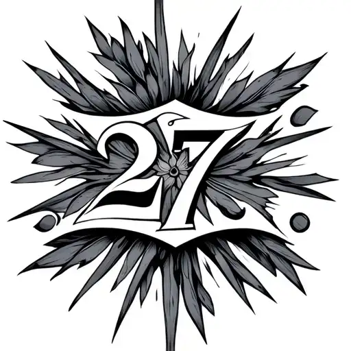 27 Roman Numeral tattoo design idea