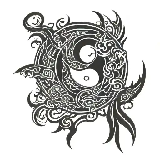 The Japanese word for moonlight is “gekkou” do something small but medium that can be placed on my arm  tattoo design idea