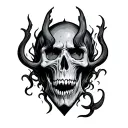 hell tattoo design idea