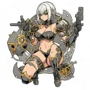 Android 2b nier automata tattoo design idea