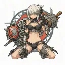 Android 2b nier automata tattoo design idea