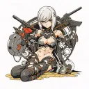 Android 2b nier automata tattoo design idea