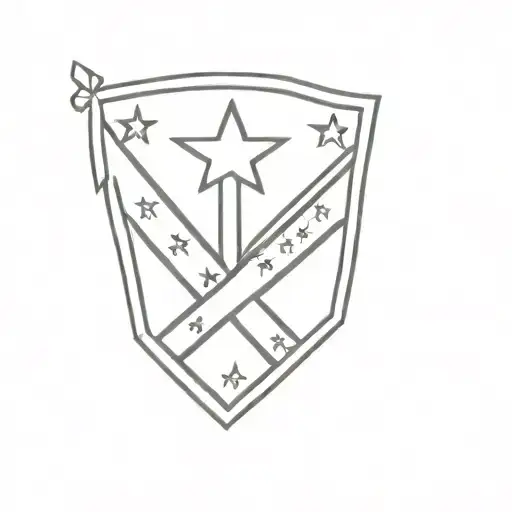 confederate flag tattoo design idea