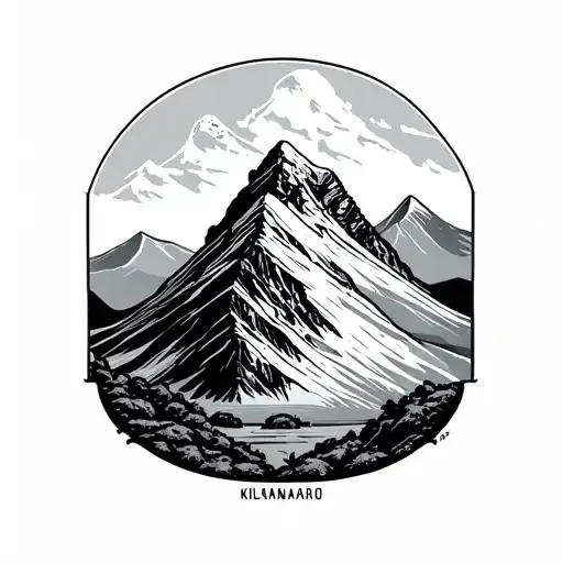 Kilimanjaro tattoo design idea