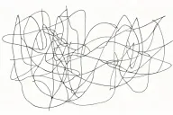 Sketch of abstraction from words "see yourself inside" for tattoo tattoo design idea