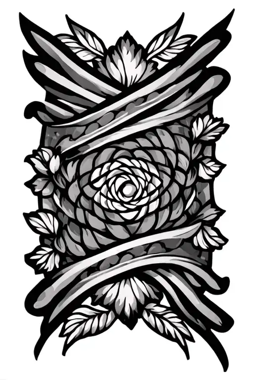 Lithuanian tapestry tattoo design idea