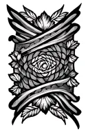 Lithuanian tapestry tattoo design idea