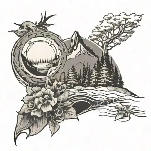 Pnw tattoo design idea