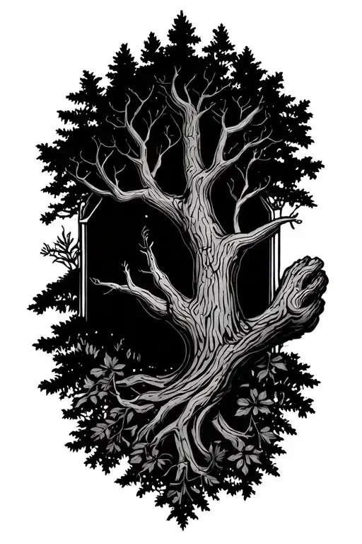 treaty oak revival album cover tattoo tattoo design idea