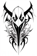 jhin from lol tattoo design idea