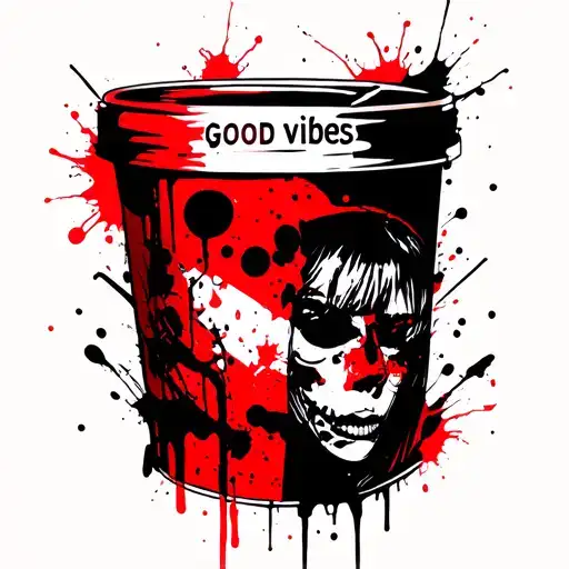 good vibes tattoo design idea