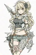 anime character tattoo design idea