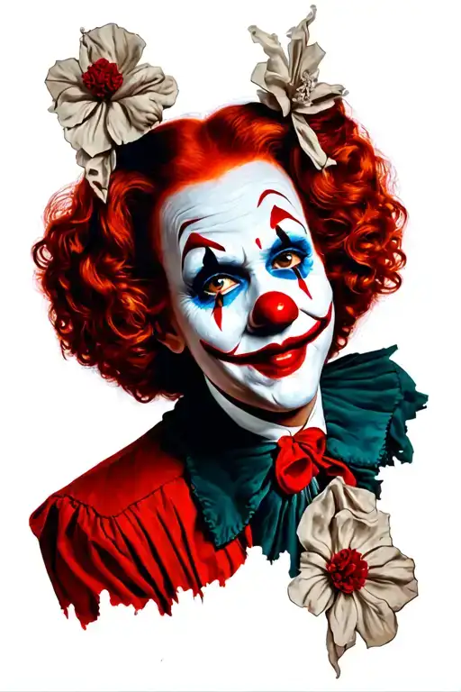 penny wise the clown tattoo design idea