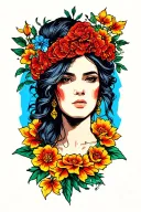 samuri forearm cover tattoo design idea