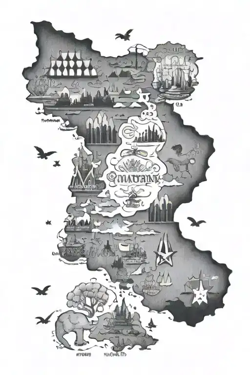 countries I've been, Ghana, Kenya, Germany, France, New Zealand, Australia, Tanzania, Mauritius, Holland tattoo design idea