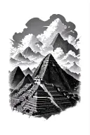 Machu Picchu tattoo design idea