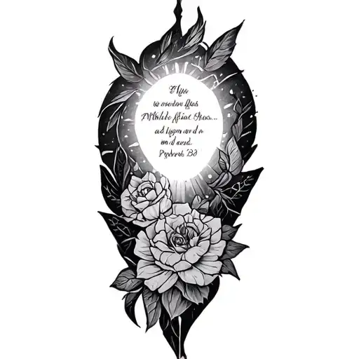 proverbs 13:20 tattoo design idea