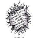 proverbs 13:20 tattoo design idea