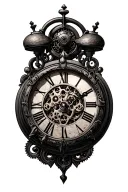 Steampunk Clock tattoo design idea