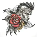Cesar GOD of Everything happens for a reason tattoo design idea
