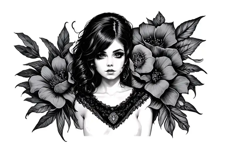 Femboy tattoo design idea