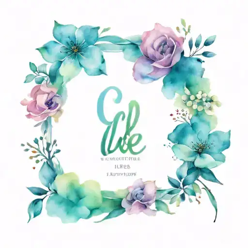 words " Chazika ❤️ Alexis look like tattoo design idea