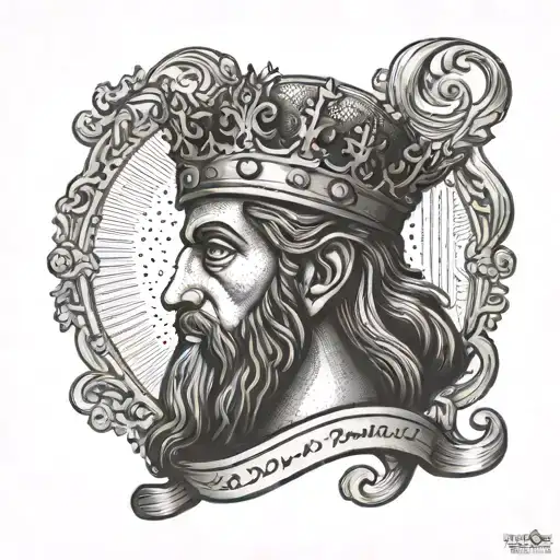 king david tattoo design idea