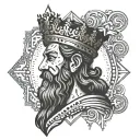 king david tattoo design idea
