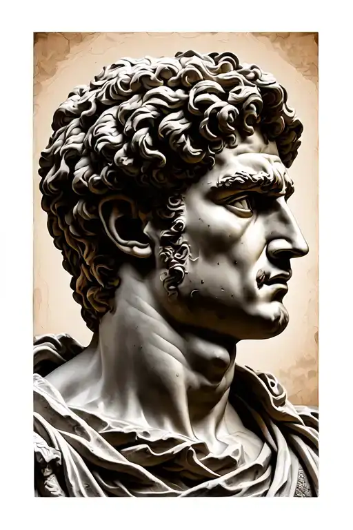 julius caesar tattoo design idea