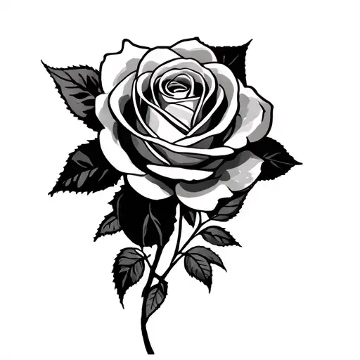 Nani Maa with rose and 1992 tattoo design idea