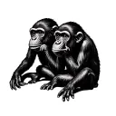 three monkeys hear no evil see no evil speak no evil tattoo design idea