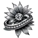 Wedding Ring tattoo design idea