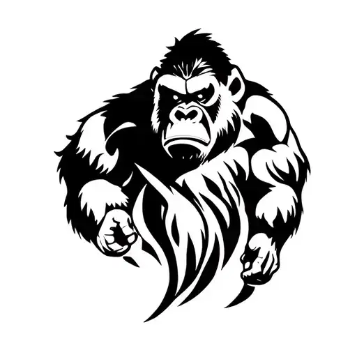 king kong tattoo design idea