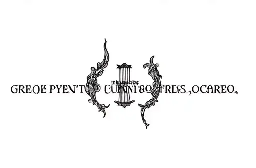 "greek flag , pontus , Lyre
" tattoo design idea