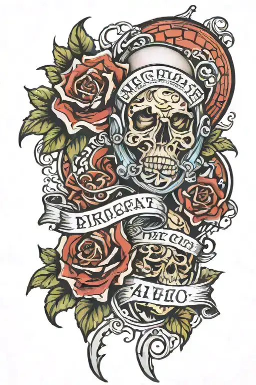 biblical verse tattoo design idea