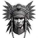 Aztec Armor tattoo design idea