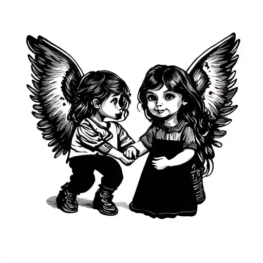 siblings crossword tattoo design idea