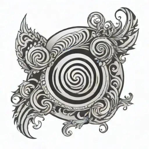 five solas spiral tattoo design idea