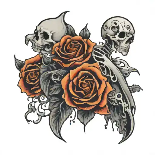 only ghosts are this empty words in G59 text tattoo design idea