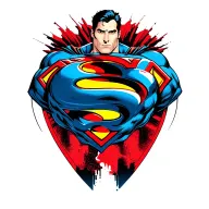 Superman Logo tattoo design idea