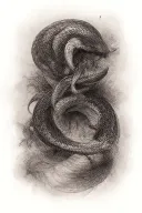 evil snake tattoo tattoo design idea