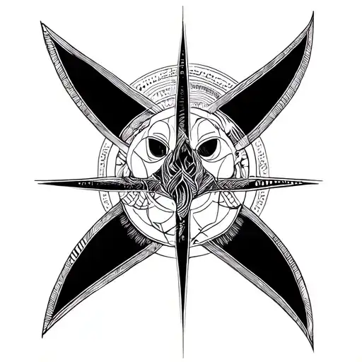 boredom symbol tattoo design idea
