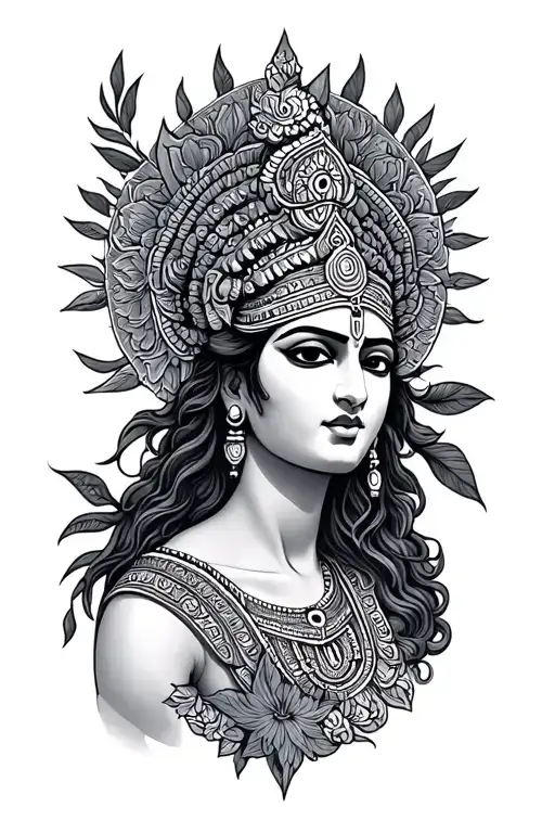 ogun religious tattoo tattoo design idea