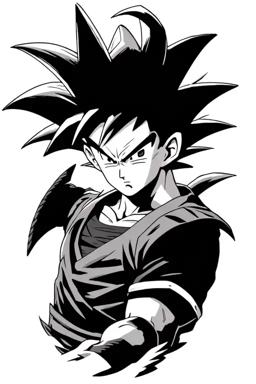 Manga-style black & gray forearm sleeve tattoo. Goku, Vegeta, Gohan, Midoriya, Bakugo, Todoroki, Miyamura, Hori. tattoo design idea